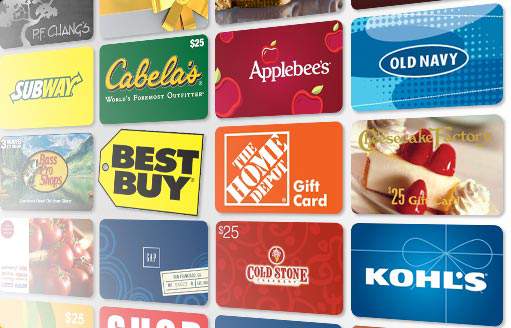 we sell gift cards