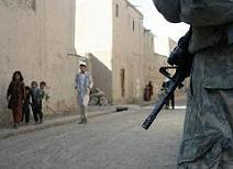 American troops in Logar province Afghanistan