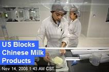 US blocks Chinese Milk