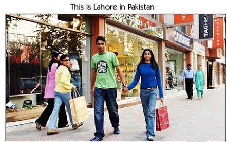 couple walking in lahore pakistan