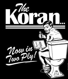 the Qur'an is good for toilet paper