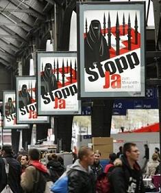 Swiss People’s Party suggesting that Switzerland is at risk of Islamization