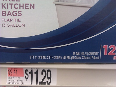 13 gallon kitchen bags - 120 count