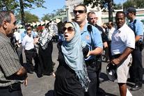 a Muslim woman caused a major scuffle with police at the Rye Playland amusement park