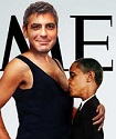 clooney obama teat sucking