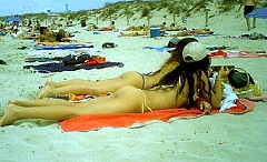 Hot Girls on Ibiza Beach