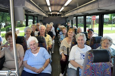 old people on bus