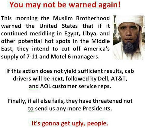 Muslim Brotherhood Warning