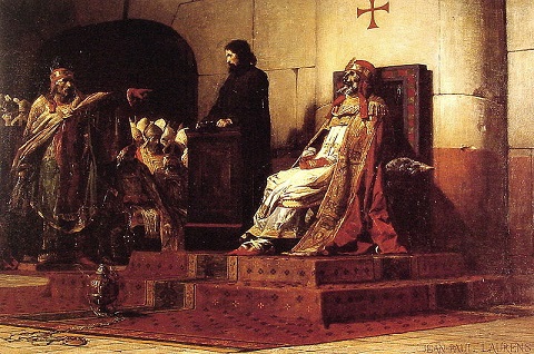 Jean-Paul Laurens, Pope Formosus and Stephen VII - The 'Cadaver Synod' - Painting 1870