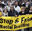 The Rev. Al Sharpton walks with demonstrators during a silent march to end 'stop-and-frisk'