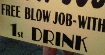 free blowjob with first drink
