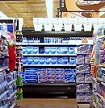 water bottles in a Kroger supermarket