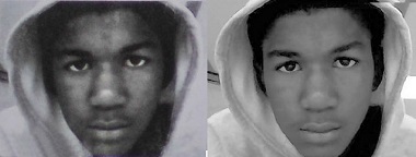 before aand after trayvon martin photoshop