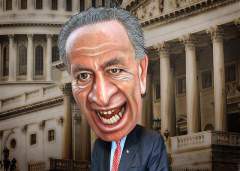 Sen. Charles E. Schumer caricature