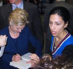 Hillary and Huma February 1, 2008