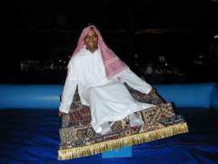 muslim flying carpet