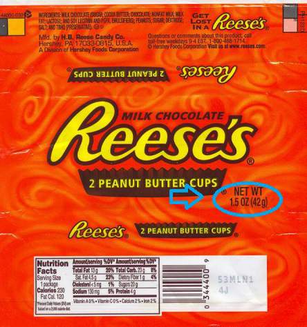 2004 Reese's peanut butter cups
