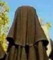 3 Muslim women in full robes