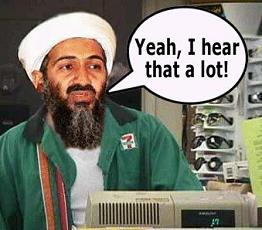 Osama bin Laden as 7-11 Employee