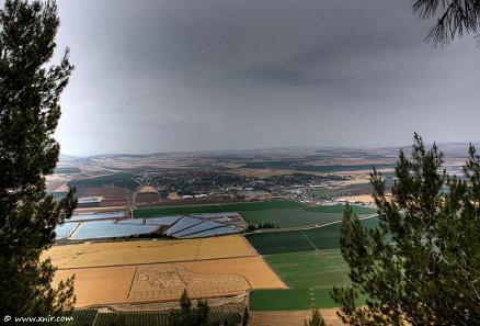Jezreel/Harod  Valley from the Gilboa