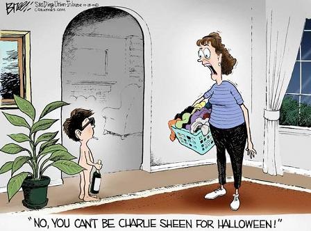 charlie sheen halloween