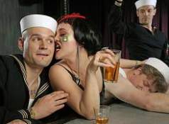 Baroness Drinking with Sailors