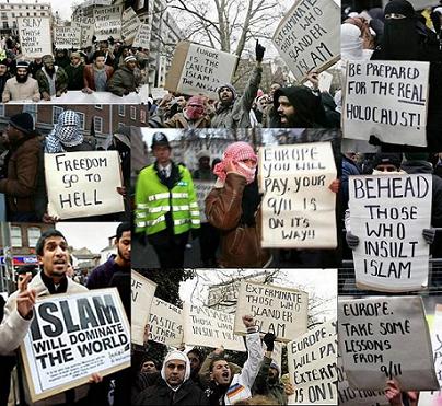 muslim protesters