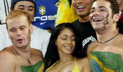 Brazilian fans take their soccer seriously