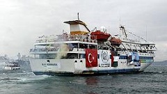 1,200-ton cargo ship and Turkish cruise ship Mavi Marmara