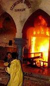 A church in the Pakistani city of Sukkur was attacked in February 2006 after accusations that a local Christian man had burned pages from the Koran.