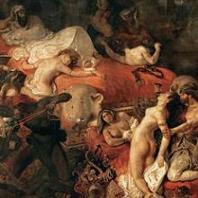 Eugène Delacroix. The Death of Sardanapalus. 1827-1828. Oil on canvas. Louvre, Paris, France