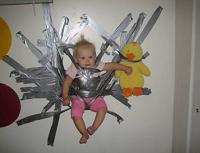 duct tape for babysitters