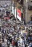 Indian Muslim protesters walk during a silent procession in Bhopal, India, Friday, Feb. 10, 2006. Thousands of Indian Muslims participated in the march to protest the publication of cartoons depicting the Prophet Muhammad in Danish newspapers. Prakash Hatvalne -- AP