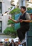 Juggler on a Unicycle
