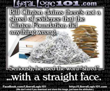 no shred of evidence in clinton cash