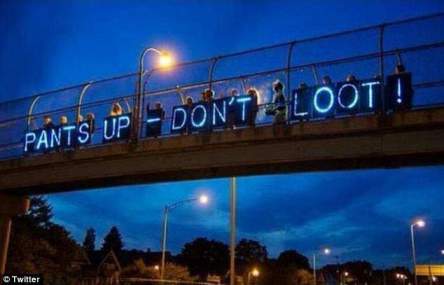 Pants up - Don't loot