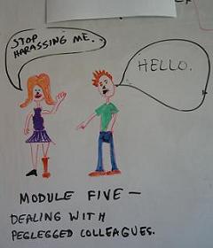 sexual harassment drawing