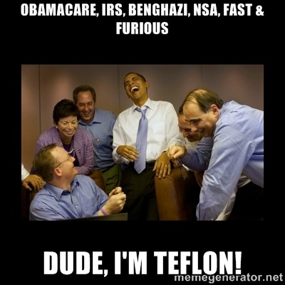 obama is teflon