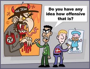 the jew as nazi cartoon