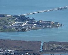San Quentin Prison from Mt Tamalpias