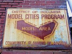 Model Cities Program signage, ca. 1968