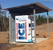 ice cube bagged - vending machine