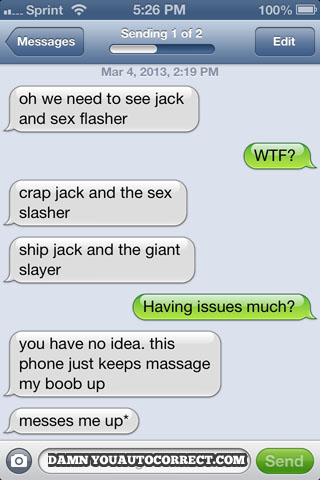 autocorrect fails