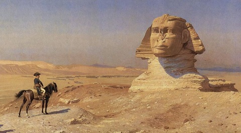 Bonaparte Before the Sphinx, (ca. 1868) by Jean-Léon Gérôme, Hearst Castle