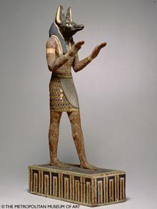 Statuette of the god Anubis - Ptolemaic Period, 304-30 B.C.
