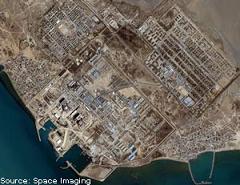 iran nuclear facility Bushehr Satellite Photo [Src: Space Imaging]