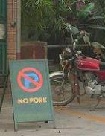 no pork sign