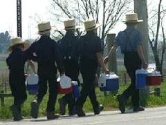 a typical day in an Amish school
