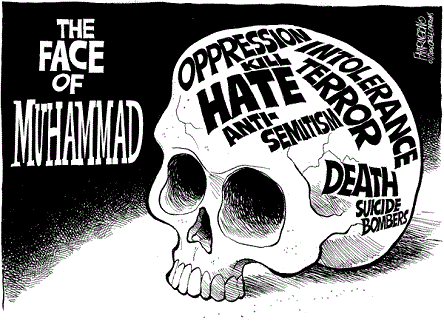 caricature of Mohammed