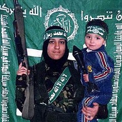 Muslim mommy and child